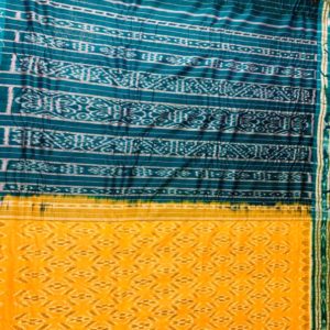 Yellow IndusDiva Nuapatna Cotton Handloom Saree