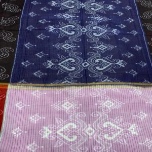 Nuapatni Modern Masrise Black border Cotton Handloom Saree