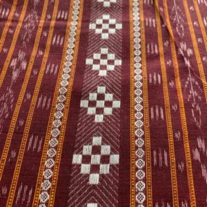 Bandha Red Cotton Dress Cloth .