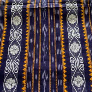 Bandha Blue Cotton Dress Cloth .