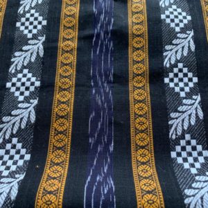 Bandha ikat handloom Cotton Dress Cloth fabric .