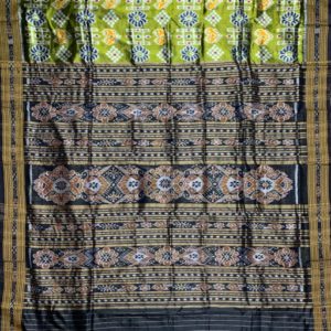 Khandua Ikat super fine Silk blended Pata Saree