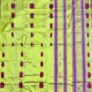 International Ikat Modern super fine Silk blended Pata Saree with Blouse piece