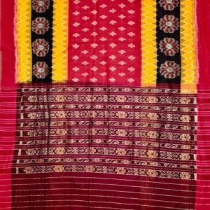 Nuapatni Masrise Ikat Cotton Handloom Saree
