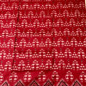 Nuapatni Masrise Tribal Ikat Cotton Handloom Saree