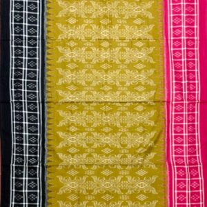 Nuapatni Masrise Ikat Cotton Handloom Saree
