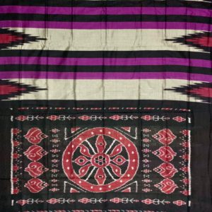 Nuapatni Masrise Kargil Ikat Cotton Handloom Saree