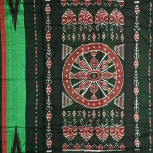 Nuapatni Masrise Kargil Ikat Cotton Handloom Saree