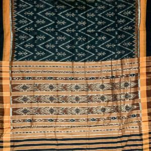 Nuapatni Masrise Deha Bandha Ikat Cotton Handloom Saree