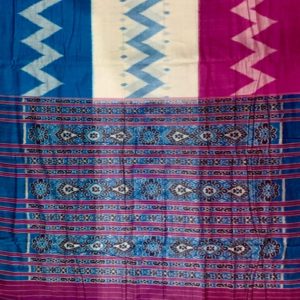 Nuapatni Masrise Ikat Cotton Handloom Saree