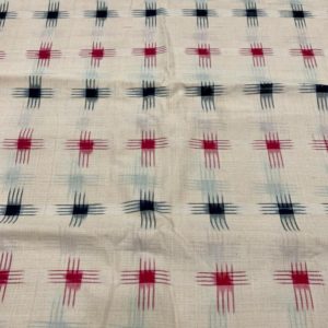 Bandha Ikat handloom Cotton Dress Cloth fabric .