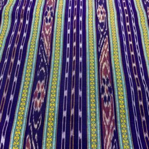 Bandha Ikat handloom Cotton Dress Cloth fabric .