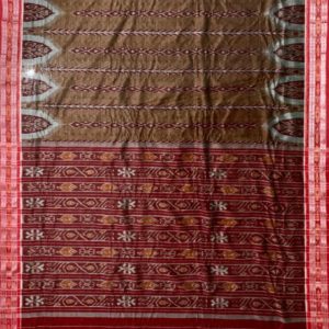 Nuapatni Masrise Ikat Cotton Handloom Saree