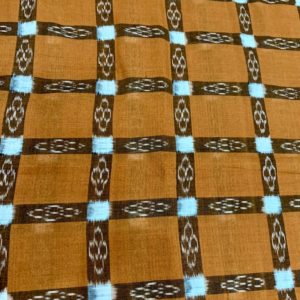 Pasapali Bandha Ikat handloom Cotton Dress Cloth fabric